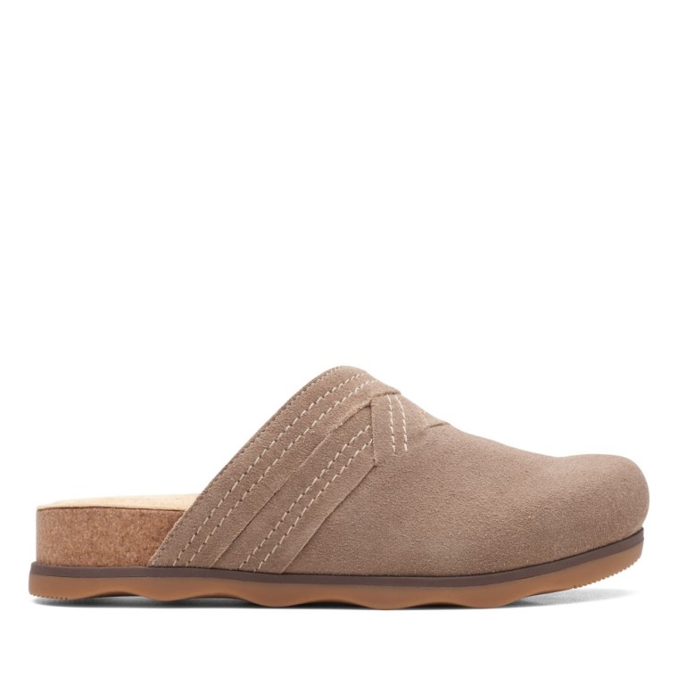 Brynn Glide Gamuza De Guijarros Clarks Gamuza De Guijarros