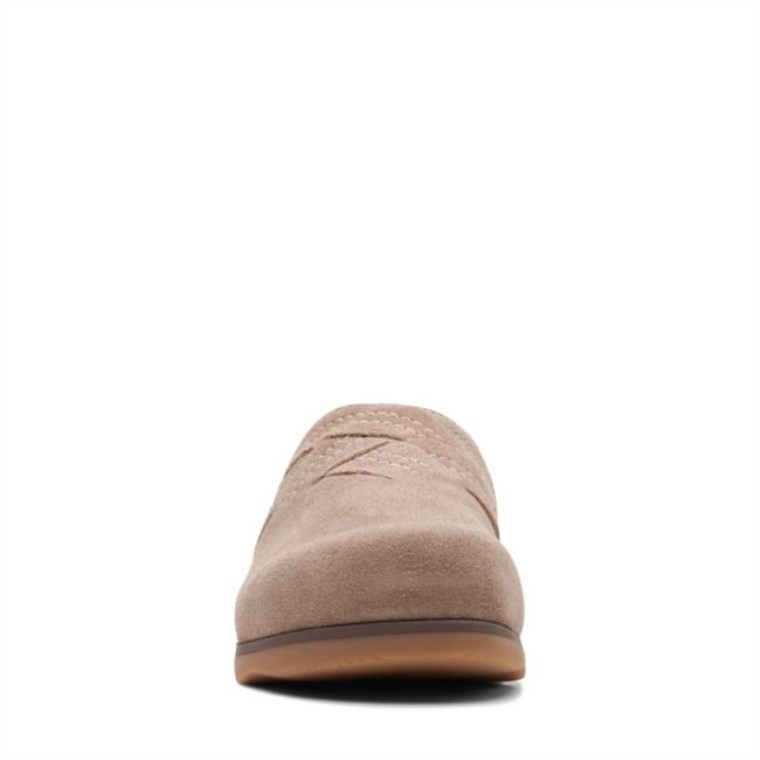Brynn Glide Gamuza De Guijarros Clarks Gamuza De Guijarros
