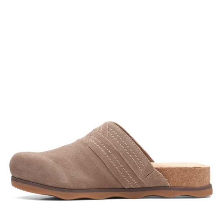 Brynn Glide Gamuza De Guijarros Clarks Gamuza De Guijarros