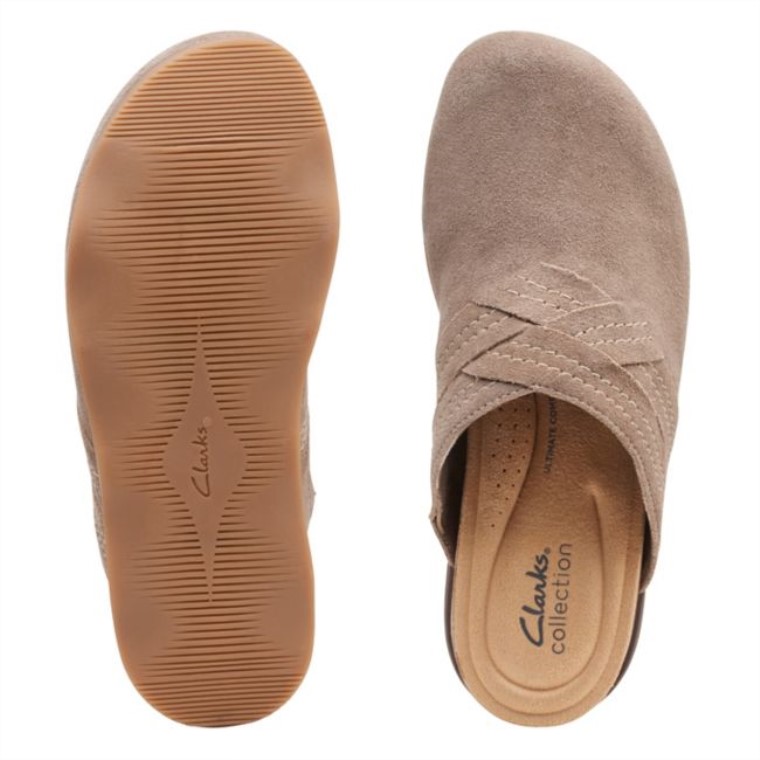 Brynn Glide Gamuza De Guijarros Clarks Gamuza De Guijarros