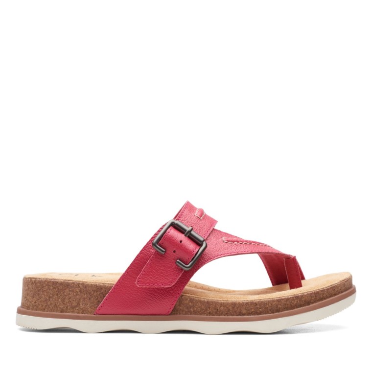 Brynn Madi Cuero Fucsia Clarks Cuero Fucsia