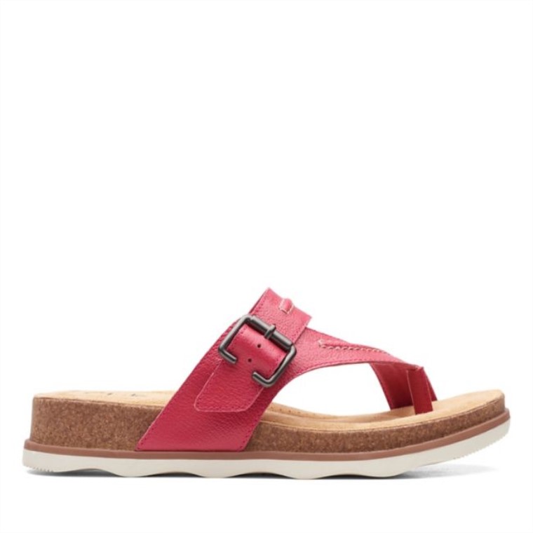 Brynn Madi Cuero Fucsia Clarks Cuero Fucsia