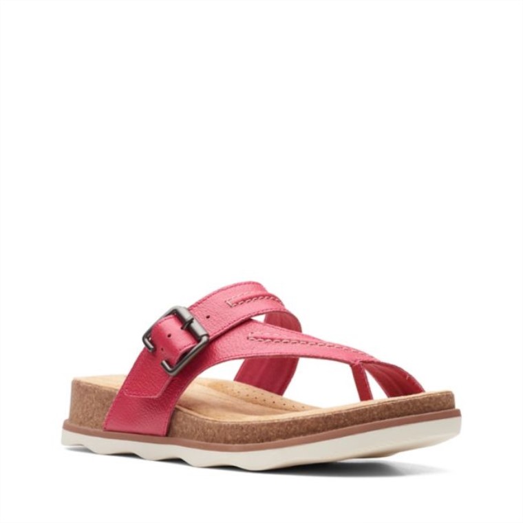 Brynn Madi Cuero Fucsia Clarks Cuero Fucsia