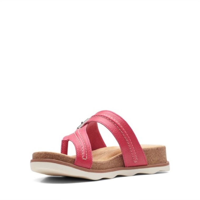 Brynn Madi Cuero Fucsia Clarks Cuero Fucsia