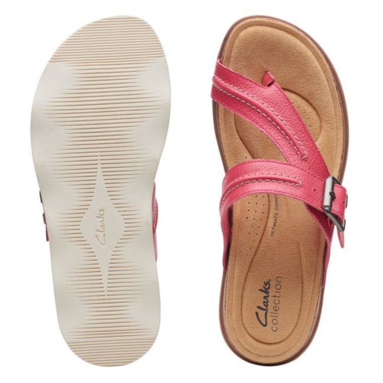 Brynn Madi Cuero Fucsia Clarks Cuero Fucsia