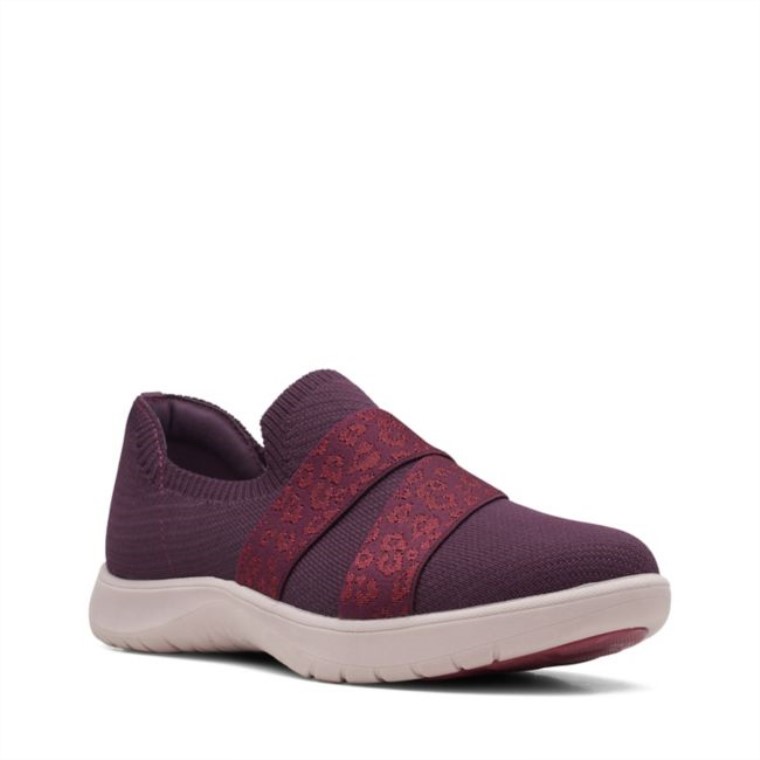 Punto Burdeos Adella Stride Punto Burdeos Clarks