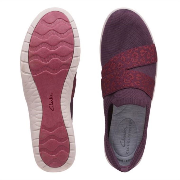 Punto Burdeos Adella Stride Punto Burdeos Clarks