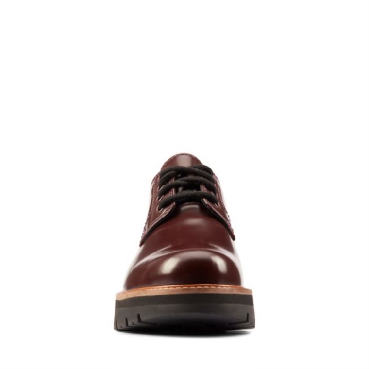 Cuero Burdeos Orianna Derby Cuero Burdeos Clarks