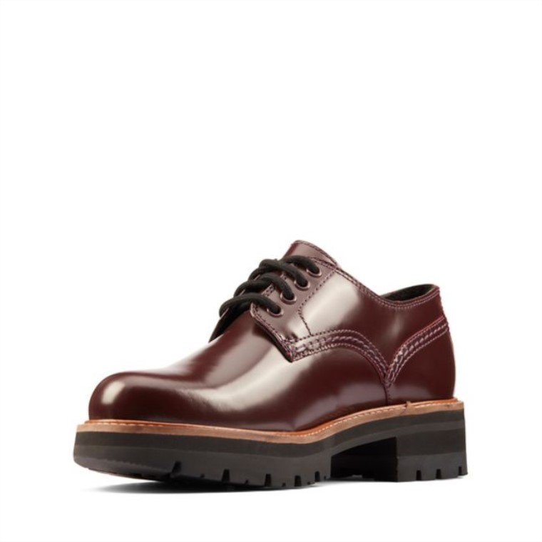 Cuero Burdeos Orianna Derby Cuero Burdeos Clarks