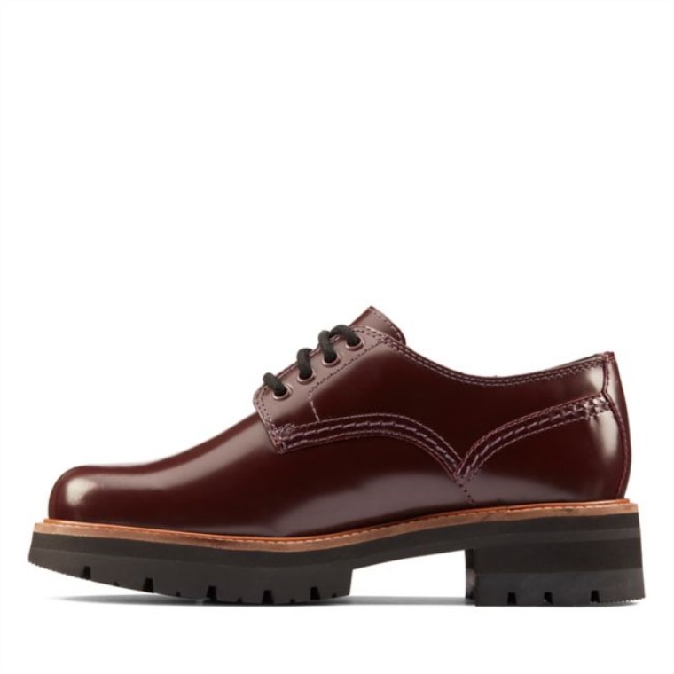 Cuero Burdeos Orianna Derby Cuero Burdeos Clarks