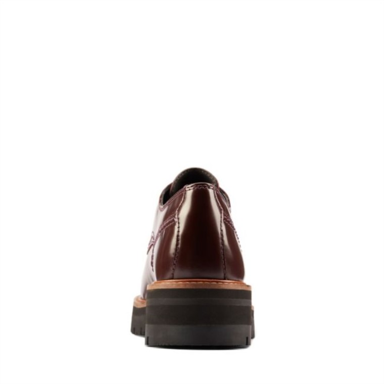 Cuero Burdeos Orianna Derby Cuero Burdeos Clarks