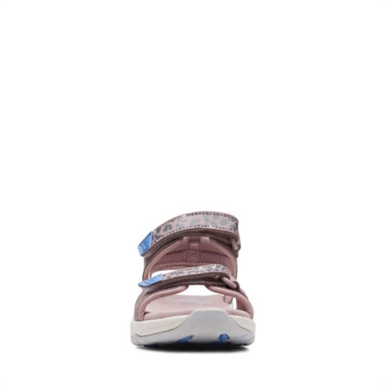 C Lowder Print Kid Gris/rosa Clarks Gris/rosa
