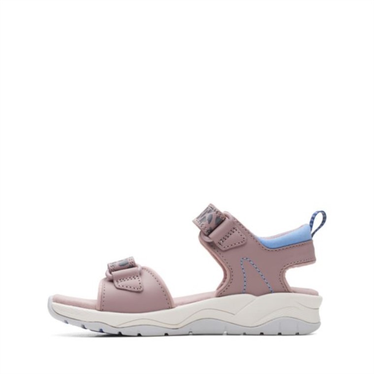 C Lowder Print Kid Gris/rosa Clarks Gris/rosa