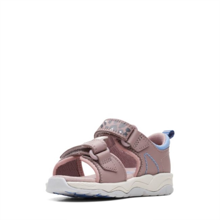 C Lowder Estampado Niño Gris/rosa Gris/rosa Clarks