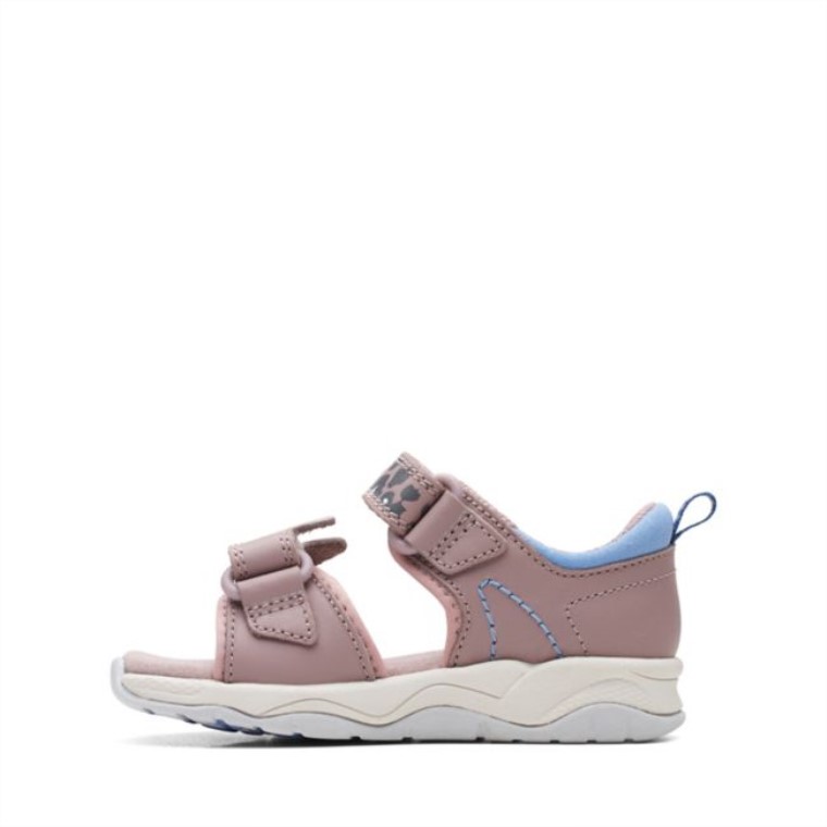 C Lowder Estampado Niño Gris/rosa Gris/rosa Clarks