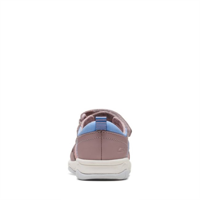 C Lowder Estampado Niño Gris/rosa Gris/rosa Clarks