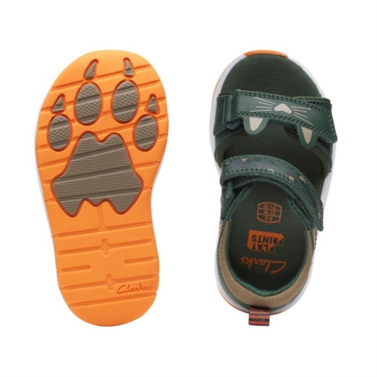C Lowder Estampado Niño Caqui Combi Caqui Combi Clarks
