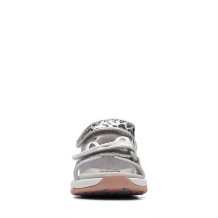 C Lowder Estampado Niño Plata Clarks Plata