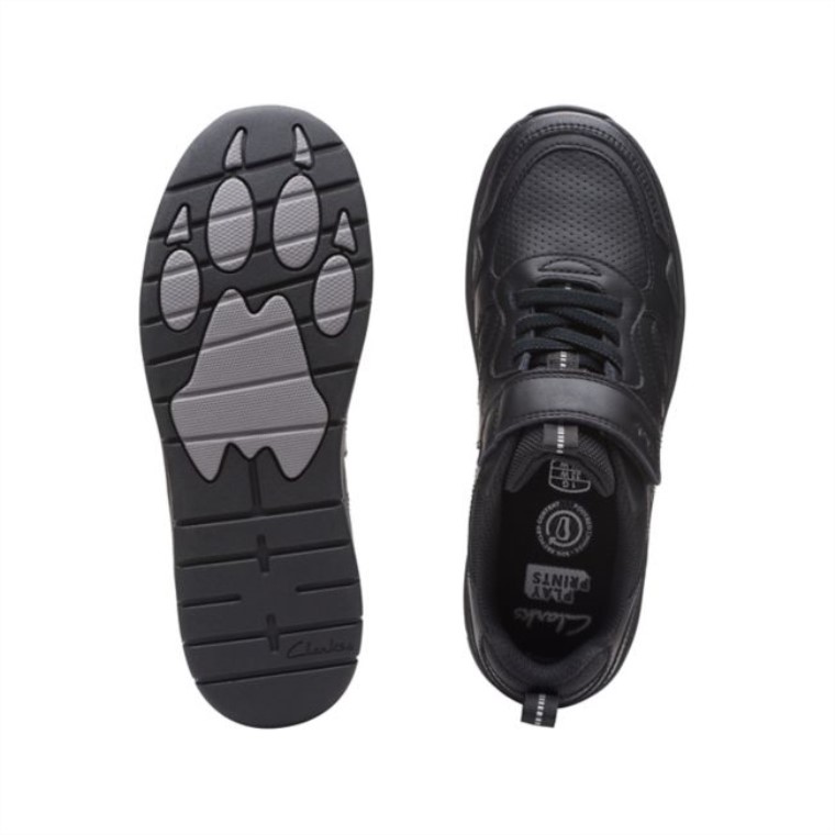 C Lowder Sprint Old Cuero Negro Clarks Cuero Negro