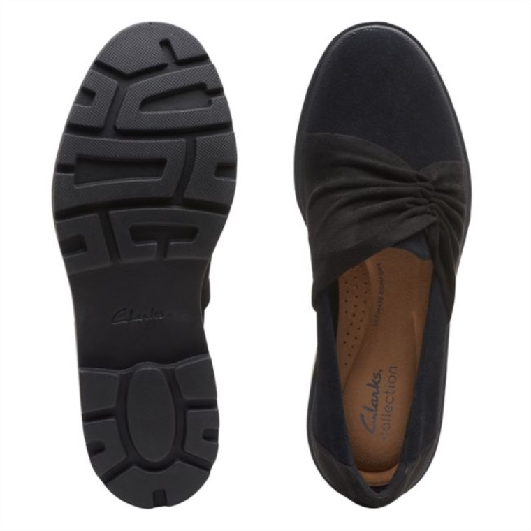 Estilo Calla Ante Negro Clarks Ante Negro