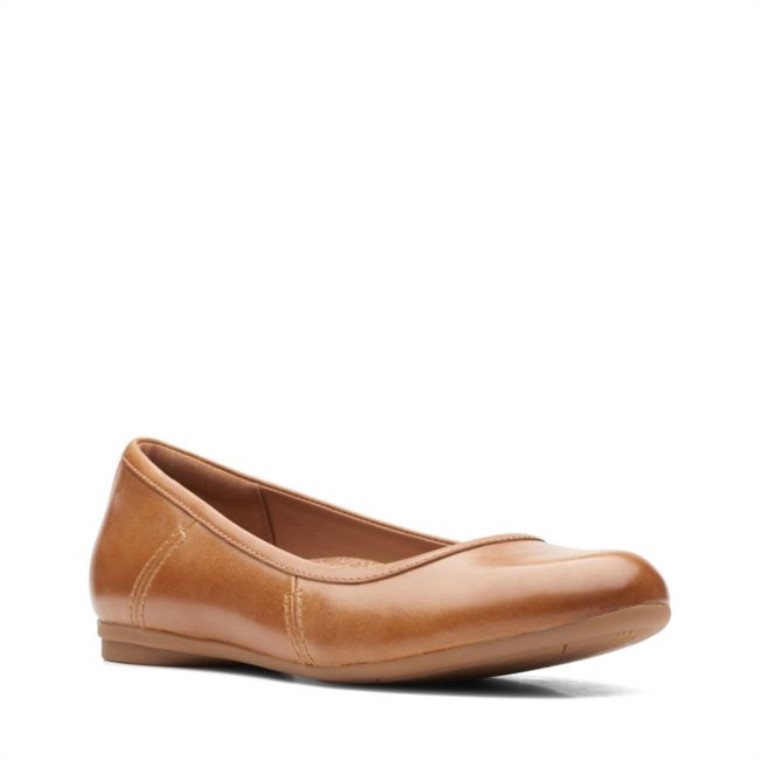 Canebay Cuero Marrón Oscuro Suave Clarks Cuero Marrón Oscuro