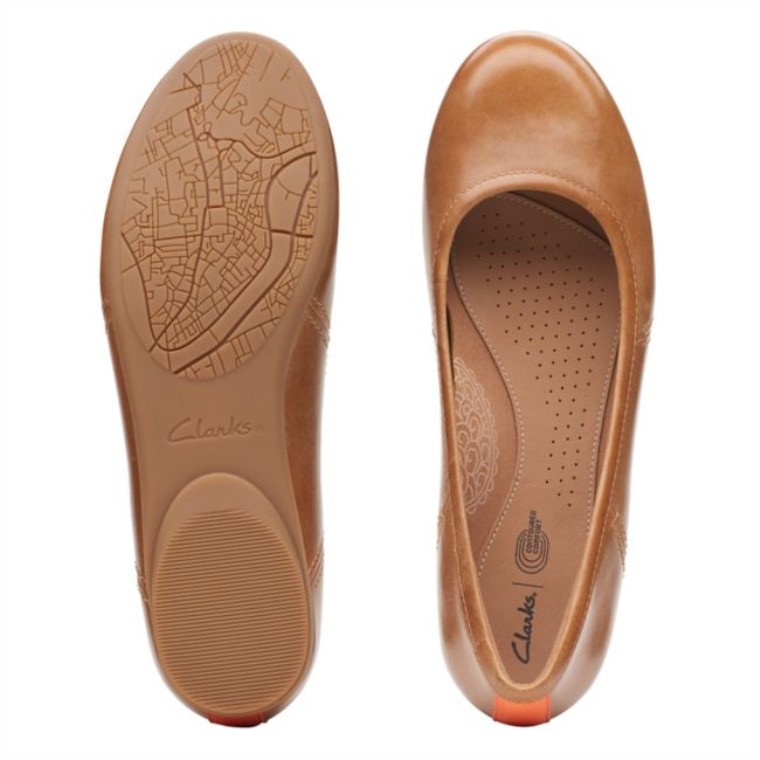 Canebay Cuero Marrón Oscuro Suave Clarks Cuero Marrón Oscuro
