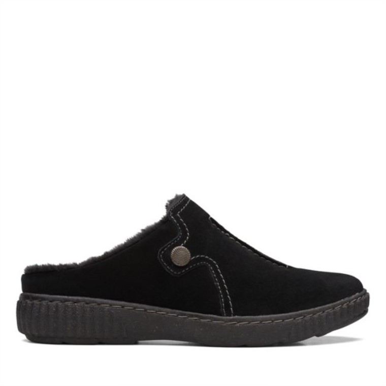 Caroline Step Ante Negro Ante Negro Clarks