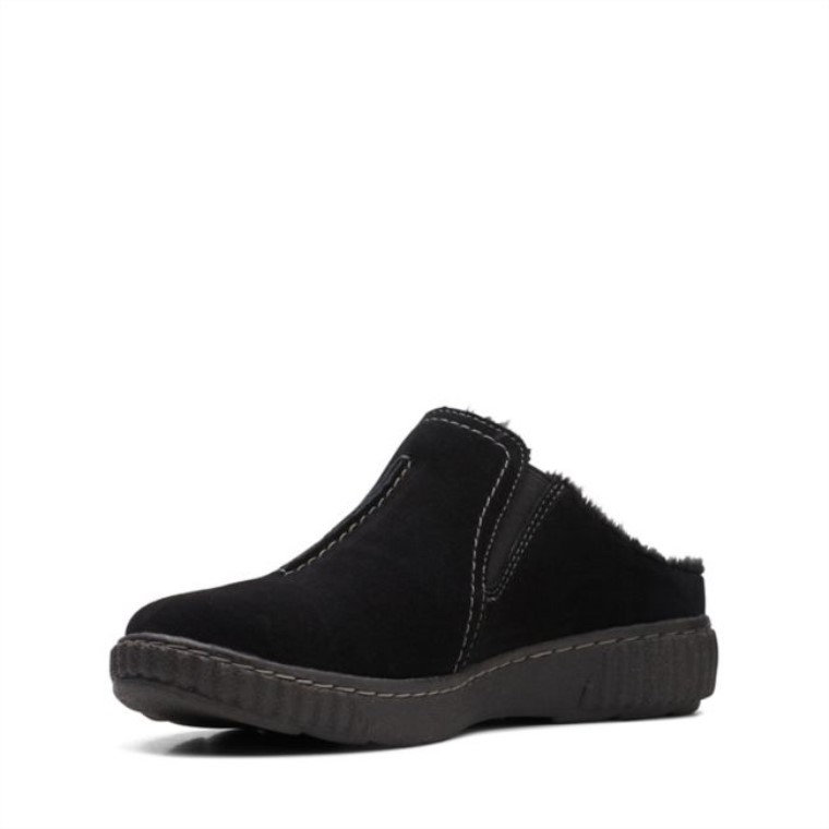 Caroline Step Ante Negro Ante Negro Clarks