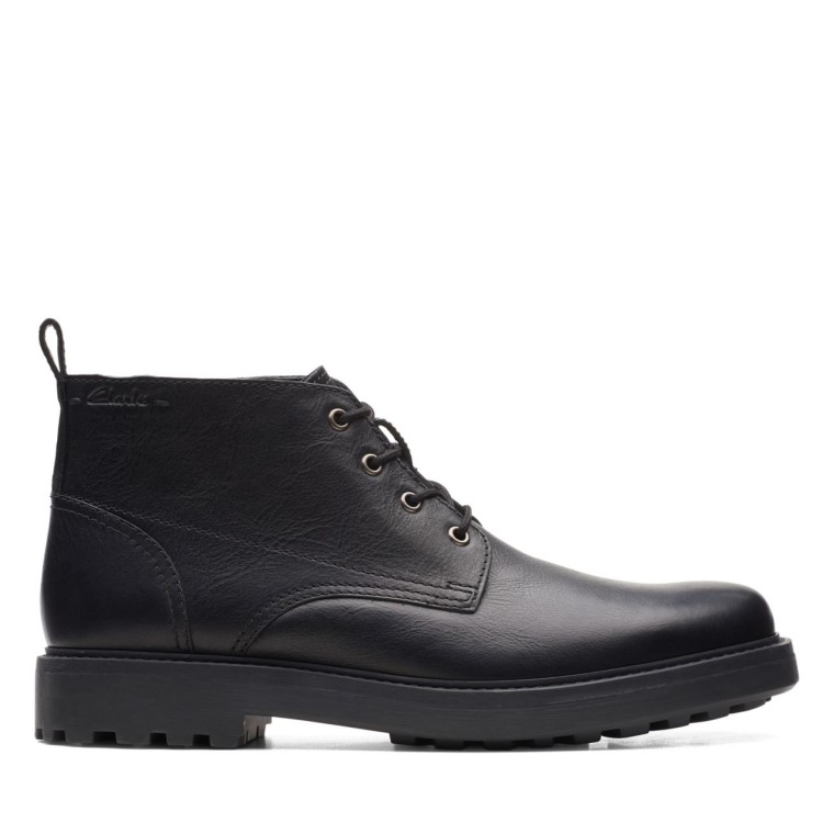 Chard Mid Cuero Negro Clarks Cuero Negro