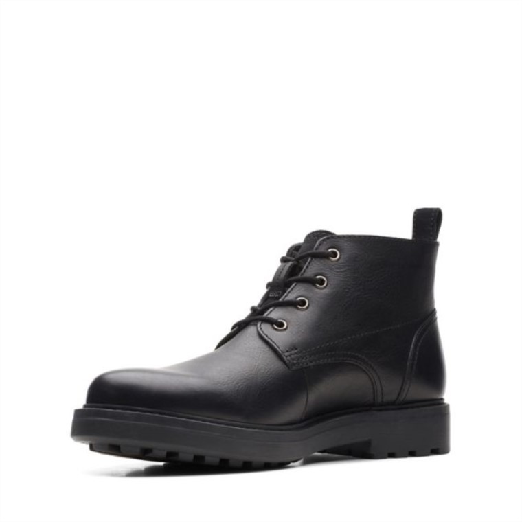 Chard Mid Cuero Negro Clarks Cuero Negro