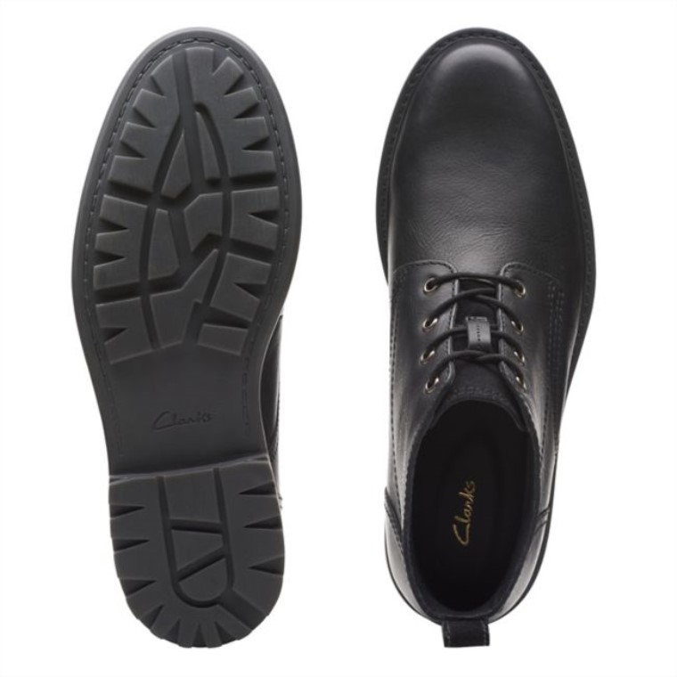 Chard Mid Cuero Negro Clarks Cuero Negro