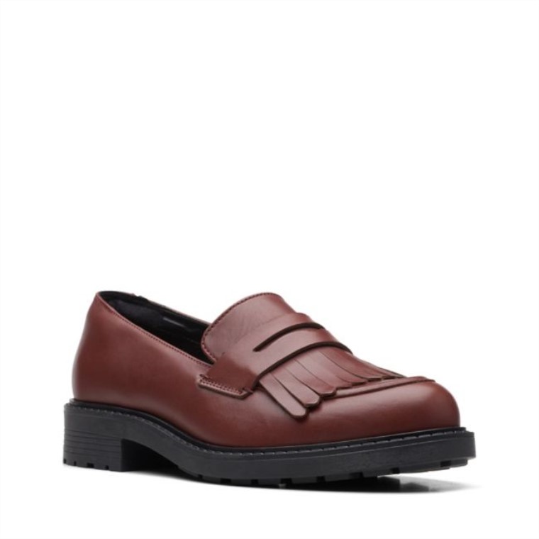 Mocasín Clarks Orinoco 2 Piel Castaño Piel Castaño