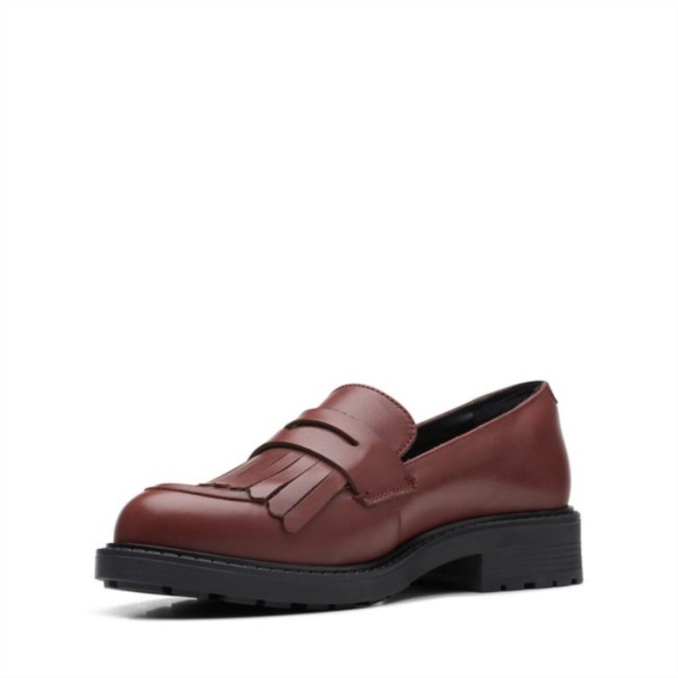Mocasín Clarks Orinoco 2 Piel Castaño Piel Castaño