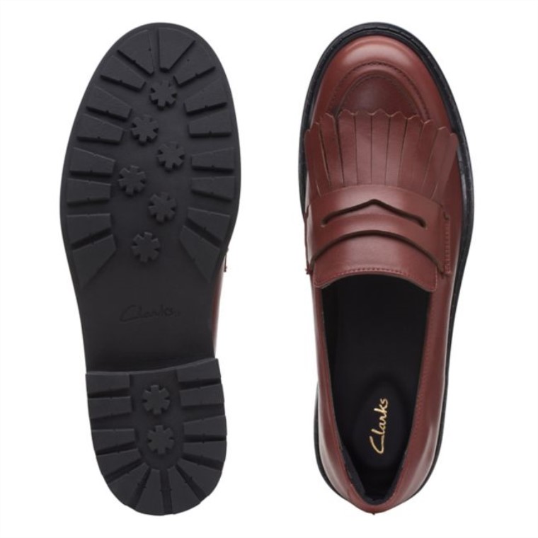 Mocasín Clarks Orinoco 2 Piel Castaño Piel Castaño