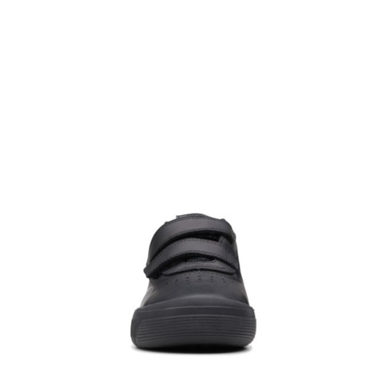 Cica Go Niño Cuero Negro Cuero Negro Clarks