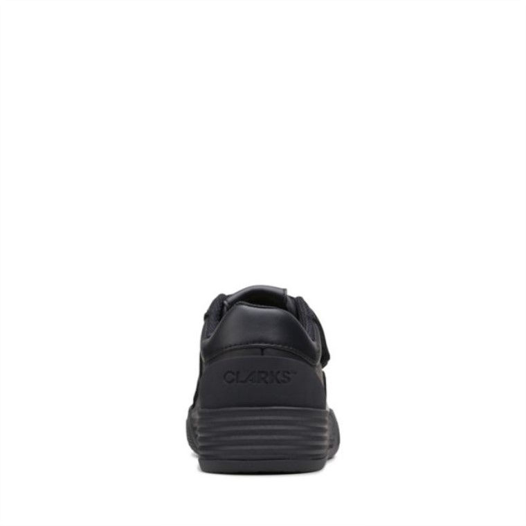 Cica Go Niño Cuero Negro Cuero Negro Clarks