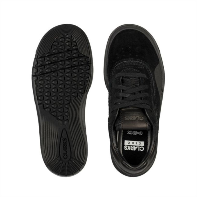 Cica Niño Ante Negro Clarks Negro
