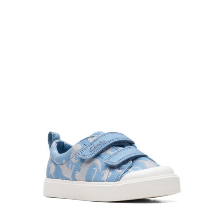 Ciudad Brillante Niño Pequeño Azul Multi Clarks Azul Multi