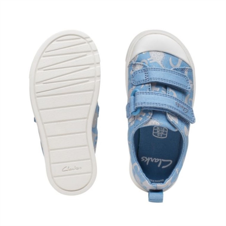 Ciudad Brillante Niño Pequeño Azul Multi Clarks Azul Multi
