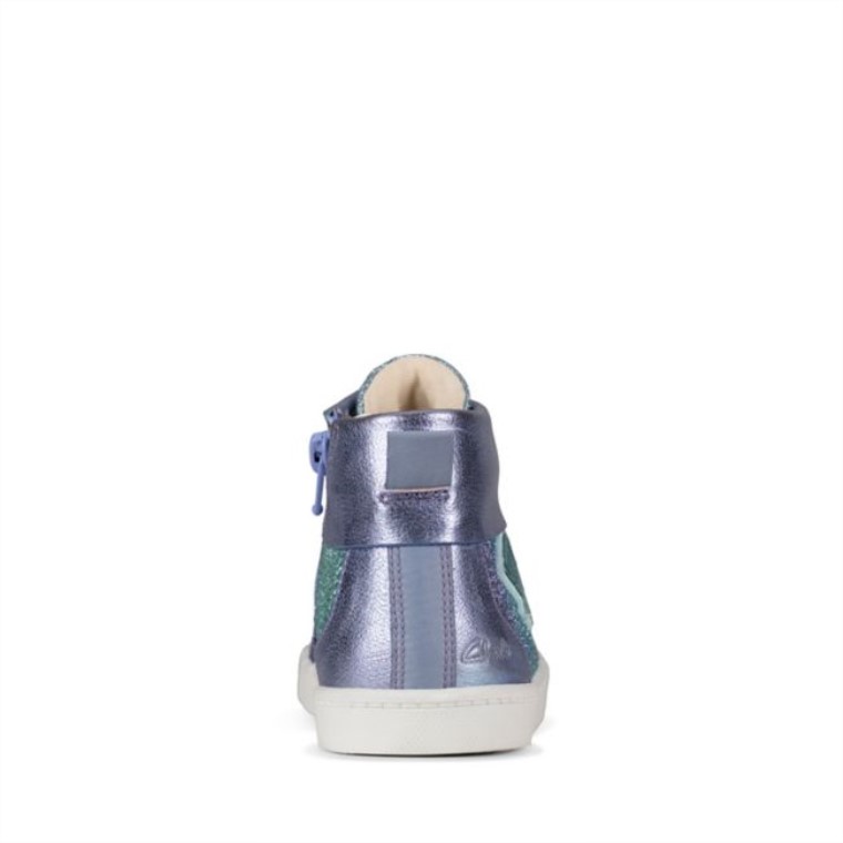 Ciudad Mito Niño Cuero Lila Clarks Cuero Lila