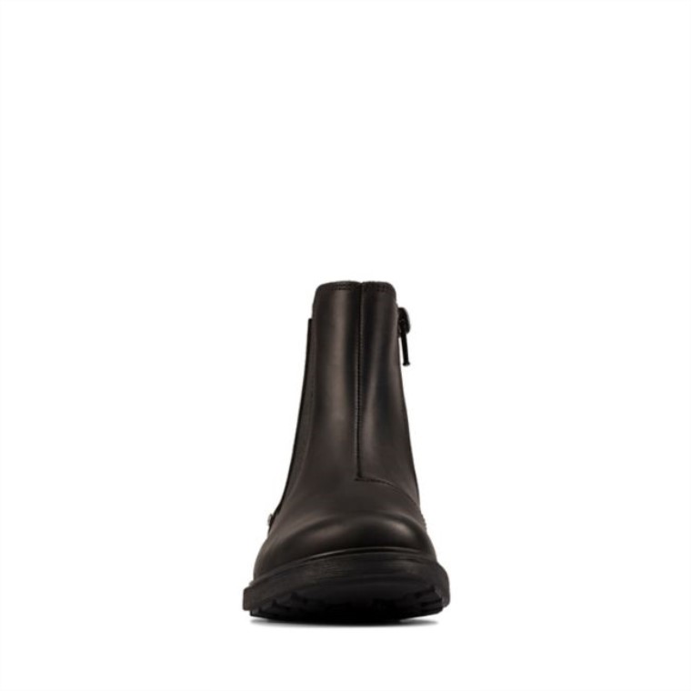 Clarks Astrol Ortoddler Cuero Negro Cuero Negro