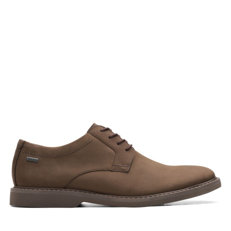 Clarks Atticus Lt Lo Gore-tex Nubuck Marrón Oscuro Nubuck Marrón Oscuro