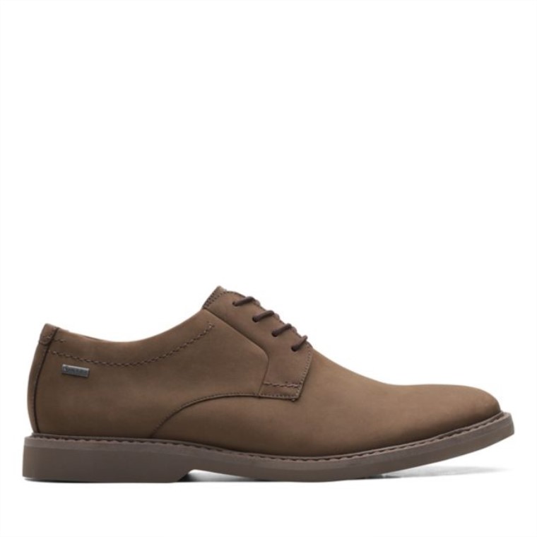 Clarks Atticus Lt Lo Gore-tex Nubuck Marrón Oscuro Nubuck Marrón Oscuro
