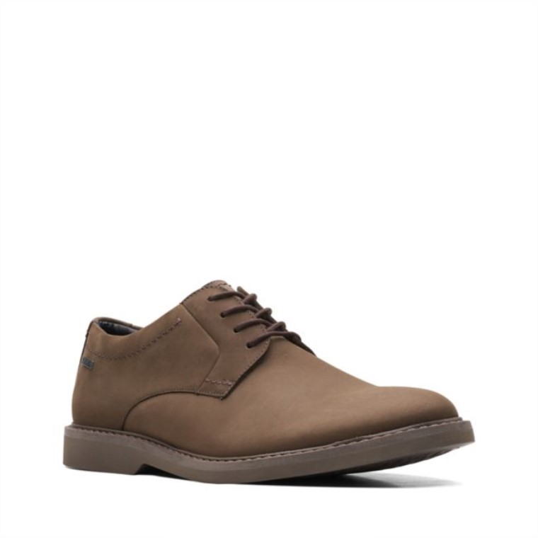 Clarks Atticus Lt Lo Gore-tex Nubuck Marrón Oscuro Nubuck Marrón Oscuro