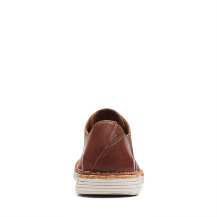 Clarks B Runo Low Cuero Marrón Claro Cuero Marrón Claro