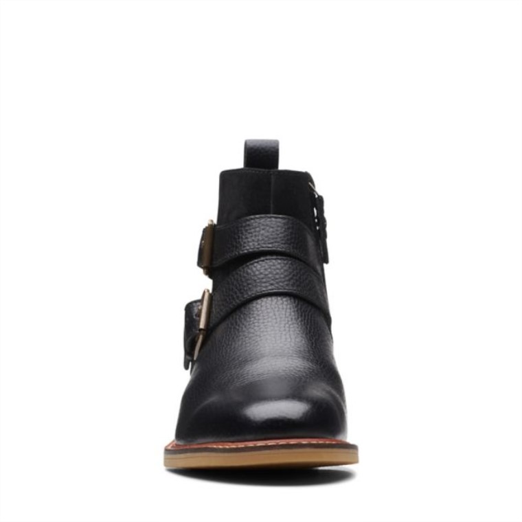Combinación Negra Clarks Hebilla De Colonia Combinación Negra