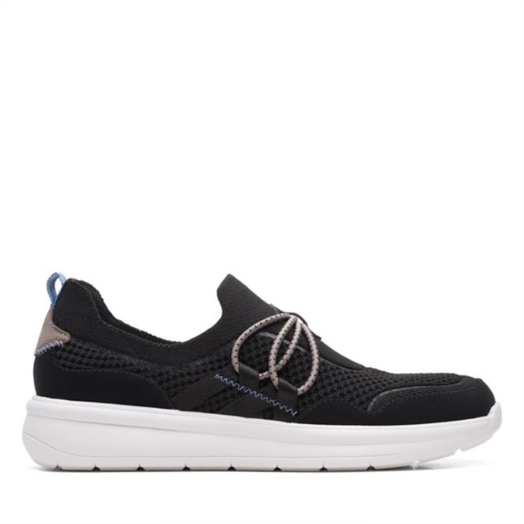 Combinación Negra Clarks Combinación Negra Ezera Run