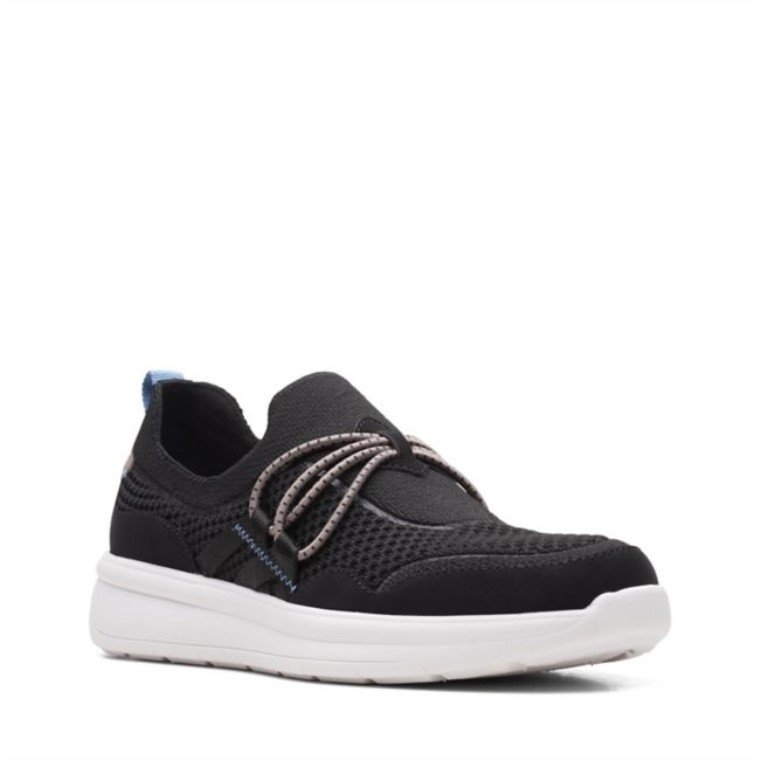 Combinación Negra Clarks Combinación Negra Ezera Run