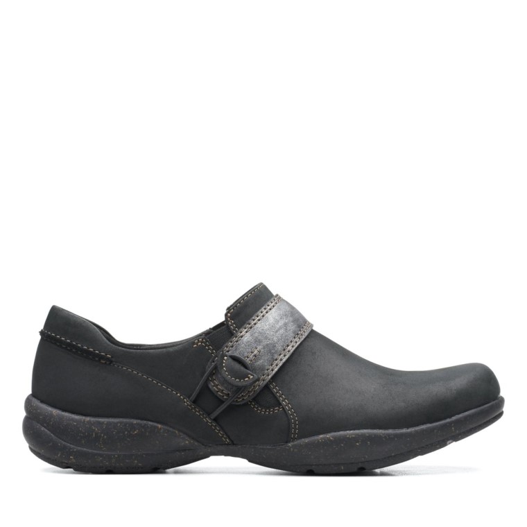 Combinación De Negro Clarks Combinación De Punto Roseville Negro