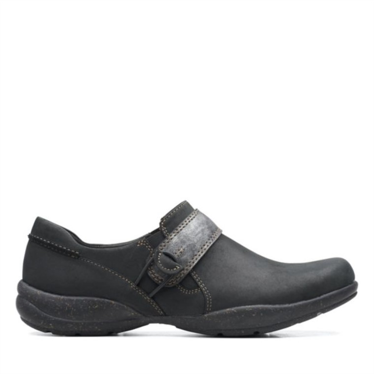 Combinación De Negro Clarks Combinación De Punto Roseville Negro